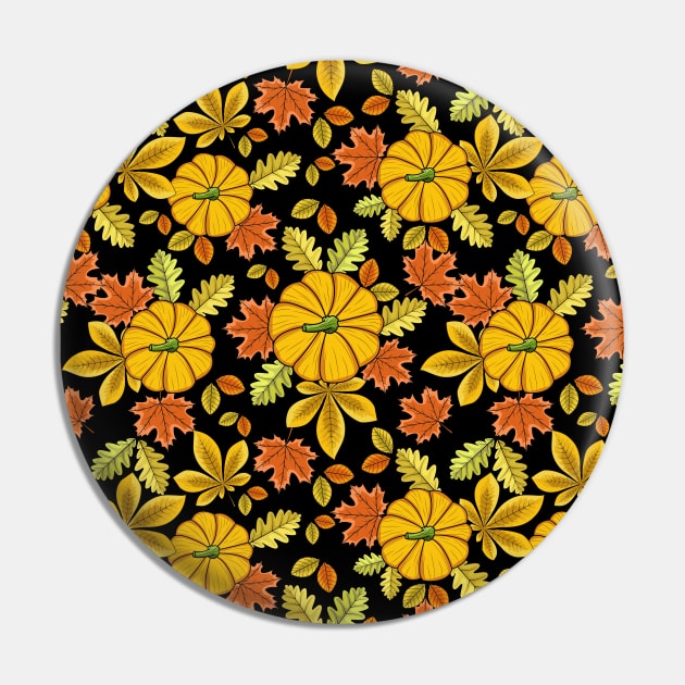 Autumn Pattern Pin by Designoholic