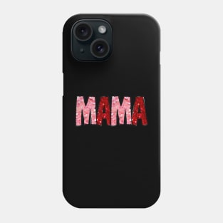 Retro Groovy Mama is My Valentine Cute Heart Boys Girls Kids Phone Case