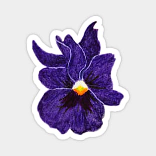 Purple Flower Magnet