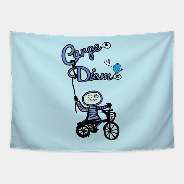 Carpe Diem Tapestry by CindyS