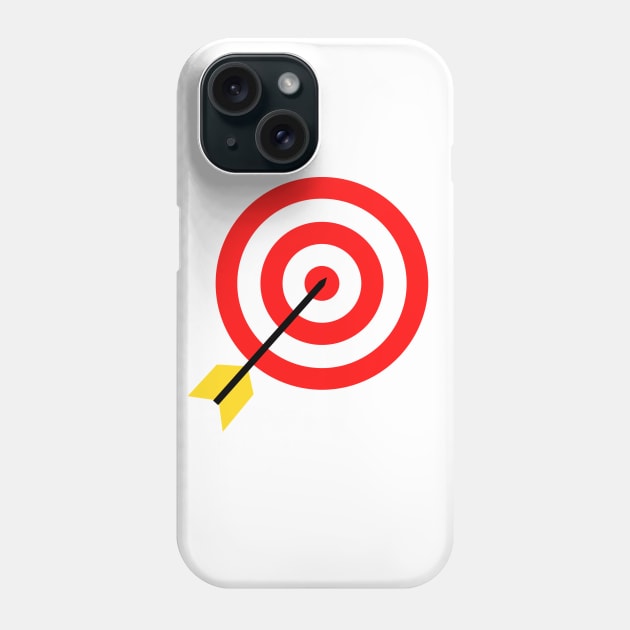 RED TARGET ILLUSTRATION Phone Case by Artistic_st