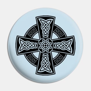 Celtic High Cross Decorative Knotwork 13 Pin