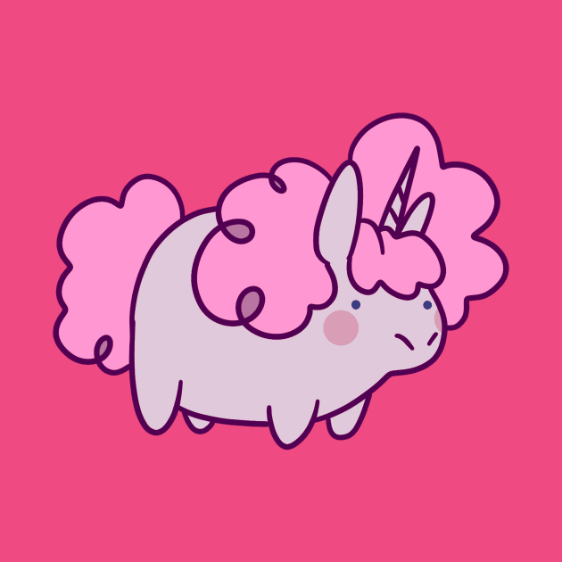 Chubby Pink Unicorn by saradaboru