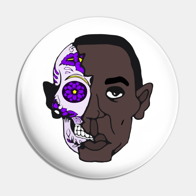 Fringskull Pin by LordNeckbeard