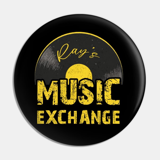 Ray’s Music Exchange Pin by Doxie Greeting