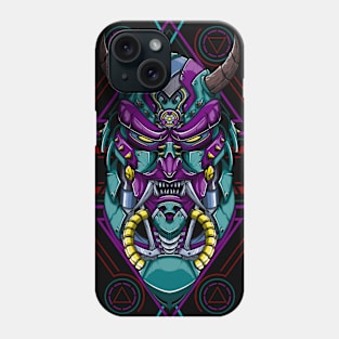 Oni Mecha on Purple Color Phone Case