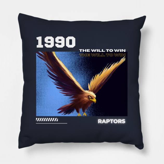 Fierce Eagle Pillow by Cerverie