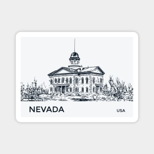 Nevada State USA Magnet