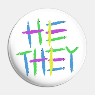 He/they worm on a string pronouns Pin