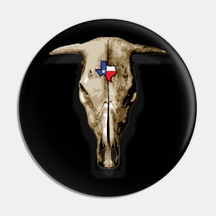 Texan Cow Skull Pin