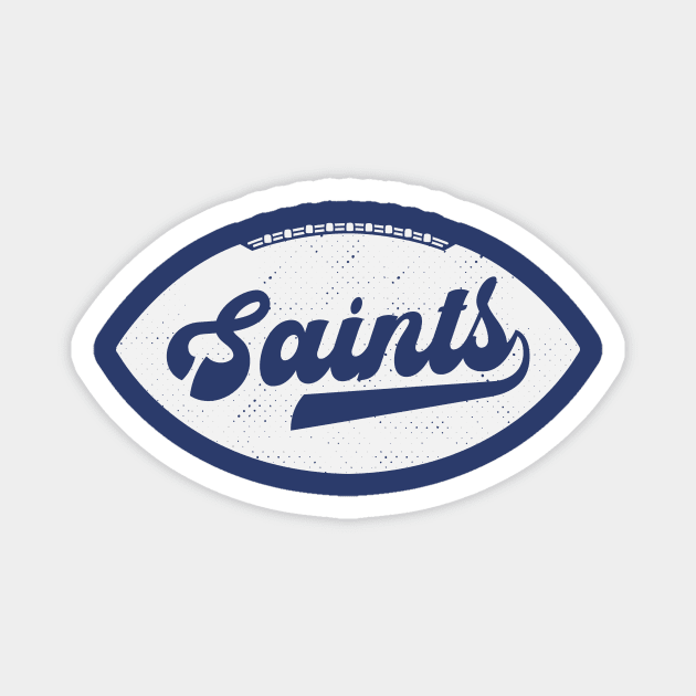 Retro Saints Football Magnet by SLAG_Creative