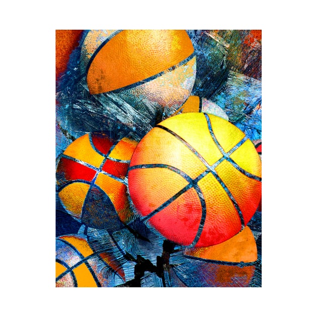 Basketball poster art print swoosh 121 - Basketball artwork - Basketball artist takumipak by takumipark