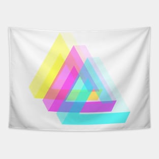 Impossible AND transparent triangles V2 Tapestry