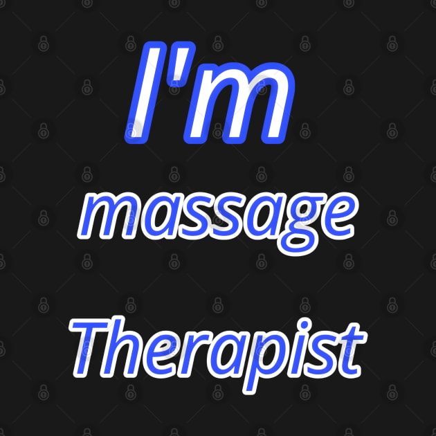 Massage Therapist by r.abdulazis