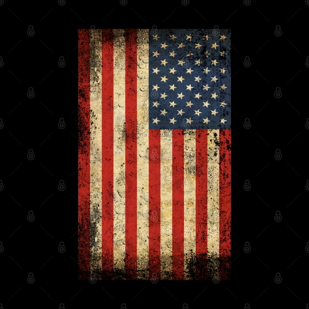 american flag vintage grunge texture by Giraroad