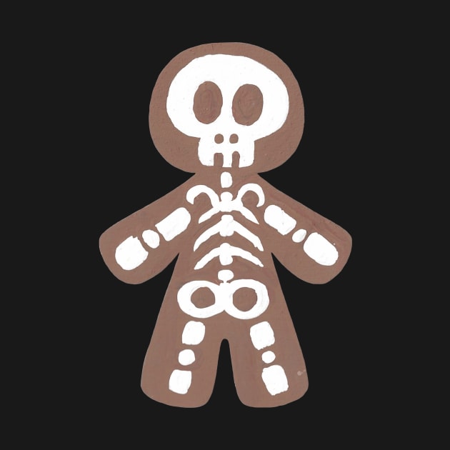 Skeleton Gingerbread Person by JadedOddity