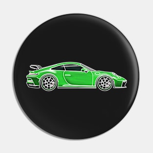 Porsche 911 GT3 in Green Pin