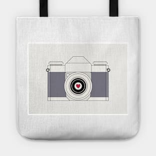 Retro Camera Tote