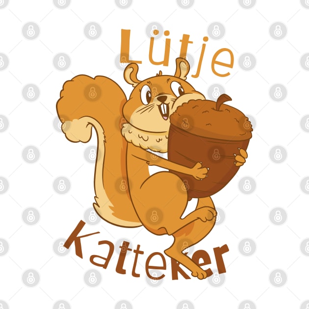 Lütje Katteker Low German Squirrel by DormIronDesigns