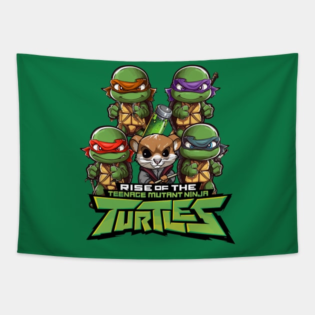 Rise of the TMNT Tapestry by Kachow ZA
