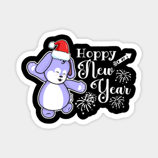 Hoppy New Year Magnet