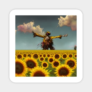 The Sunflower God Magnet