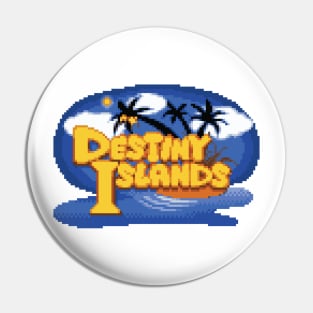 Destiny Islands Logo Pixel Art Pin