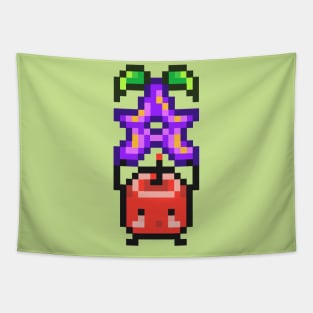 Red Junimo with Stardrop Tapestry