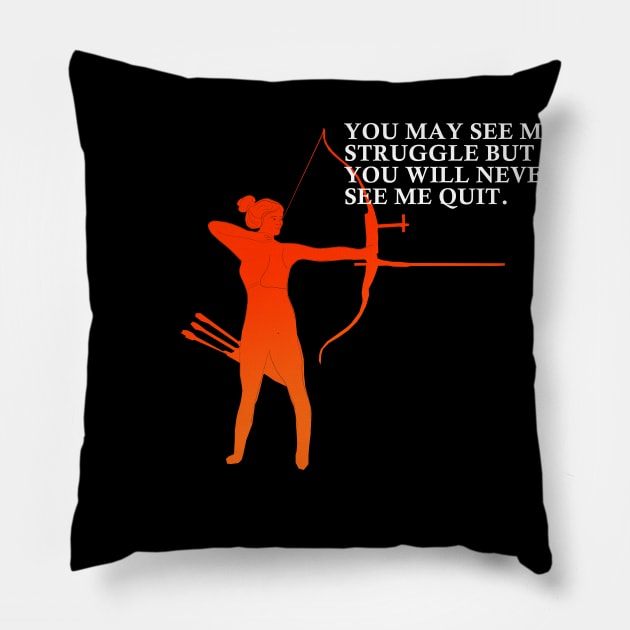 Archery lover Pillow by Johka