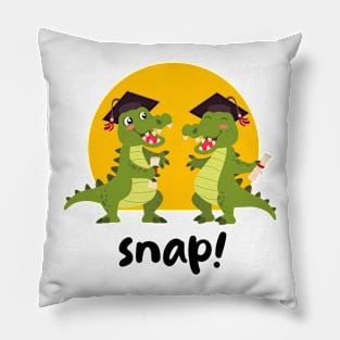 Snap! Double graduation (on light colors) Pillow