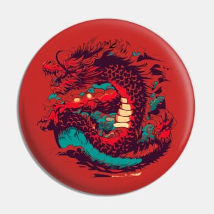 Japanese Dragon Pin