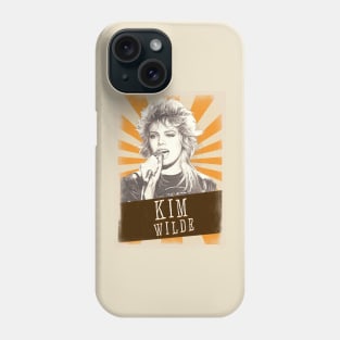 Vintage Aesthetic Kim Wilde Phone Case