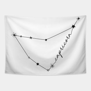 Capricorn Constellation Zodiac Drawing Sticker Tapestry