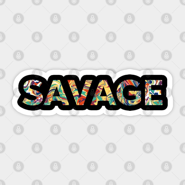 Savages In The Box - Yankees - Sticker