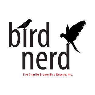 CB bird nerd - black type T-Shirt