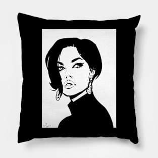 Comic Book Woman Pillow