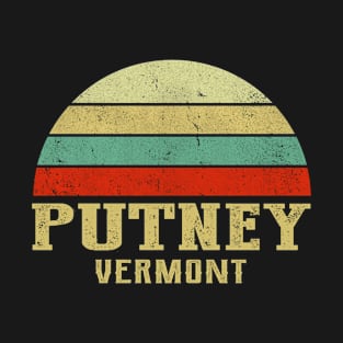 PUTNEY VERMONT Vintage Retro Sunset T-Shirt