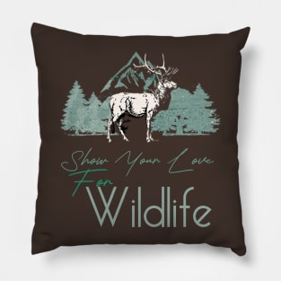 Show your love for wildlife Pillow