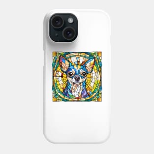 Stained Glass Chihuahua Phone Case