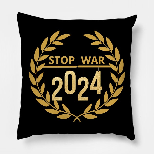 Stop war Pillow by TEBBA 