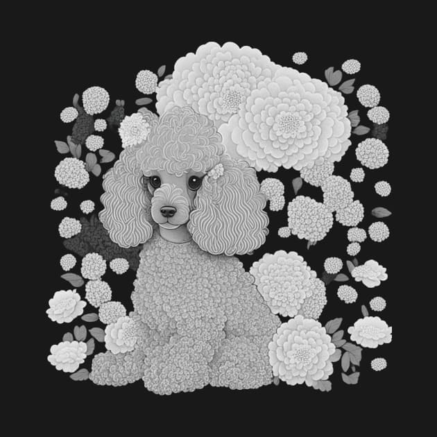 Poodle Elegance - Sophisticated and Stylish Companion by Paul Buttermilk 