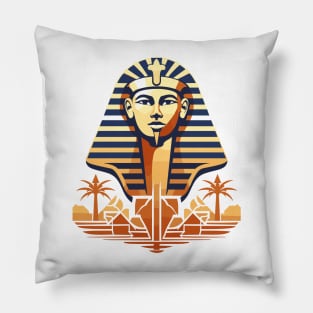 Ancient Egypt Pharaohs, Pyramids, Ancient Egypt's Essence: Pharaohs, Gods, and Iconic Symbols Pillow