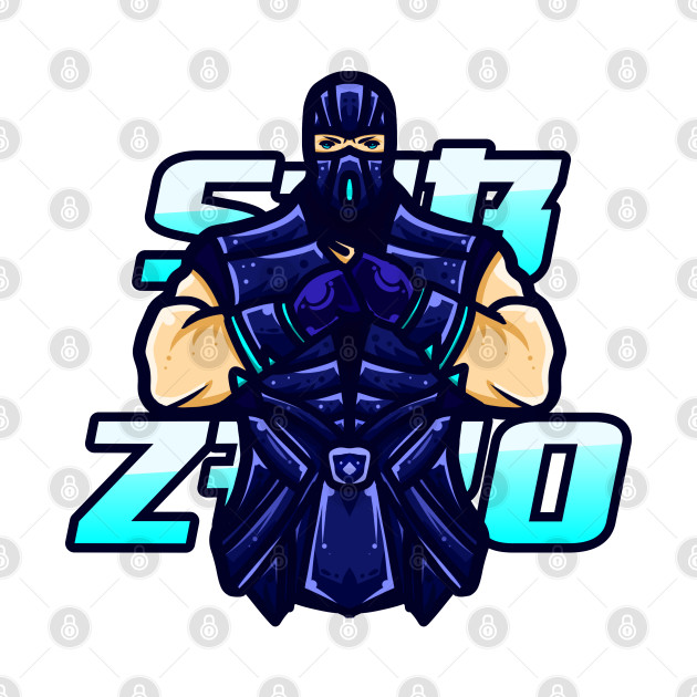 Sub-Zero Ilustrations - Sub Zero Mortal Kombat - Phone Case