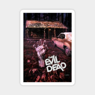 THE EVIL DEAD (1981) - Painted Poster (with title treatment) Magnet