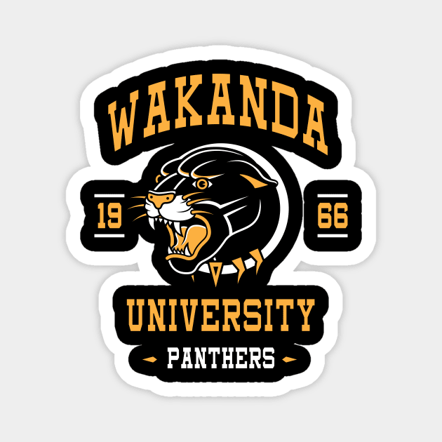 Wakanda University Magnet by Woah_Jonny