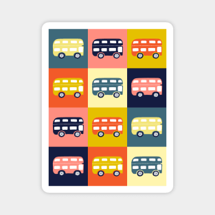 Double Decker Bus Magnet