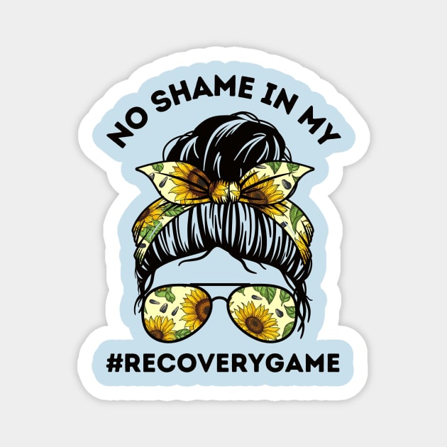No Shame in My Recovery Game Magnet by The WYLD Tribe
