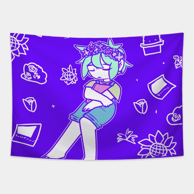 Basil nap Tapestry by Witchycryptids