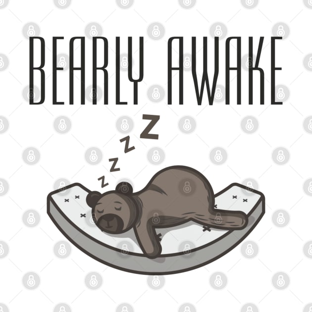 Bearly awake from sleep by crackstudiodsgn