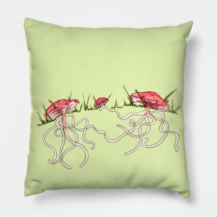 Mushroom Family Love Pillow